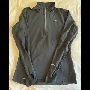 Nike black half zip